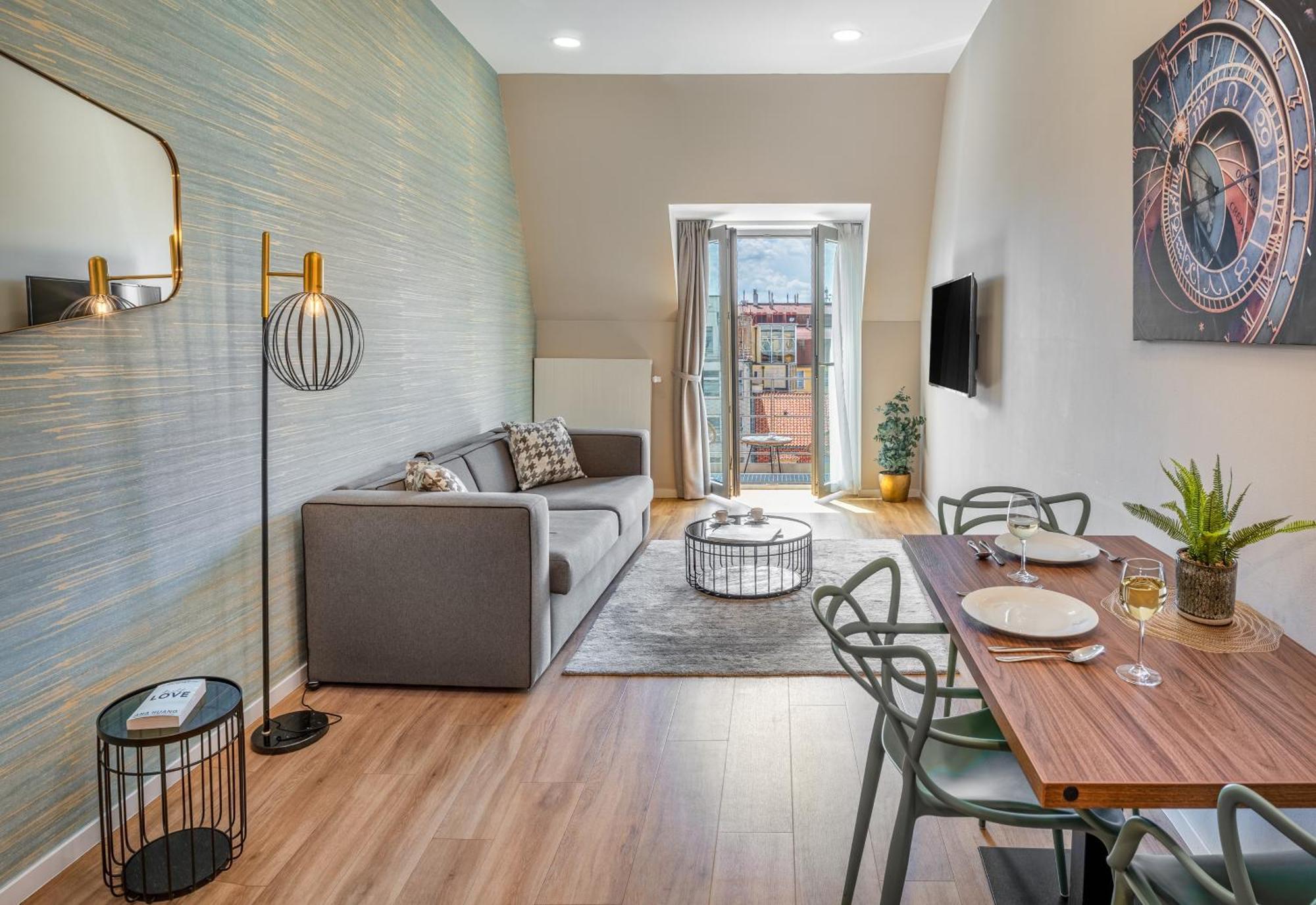 Luxus-Apartment mit 1 Schlafzimmer und Terrasse